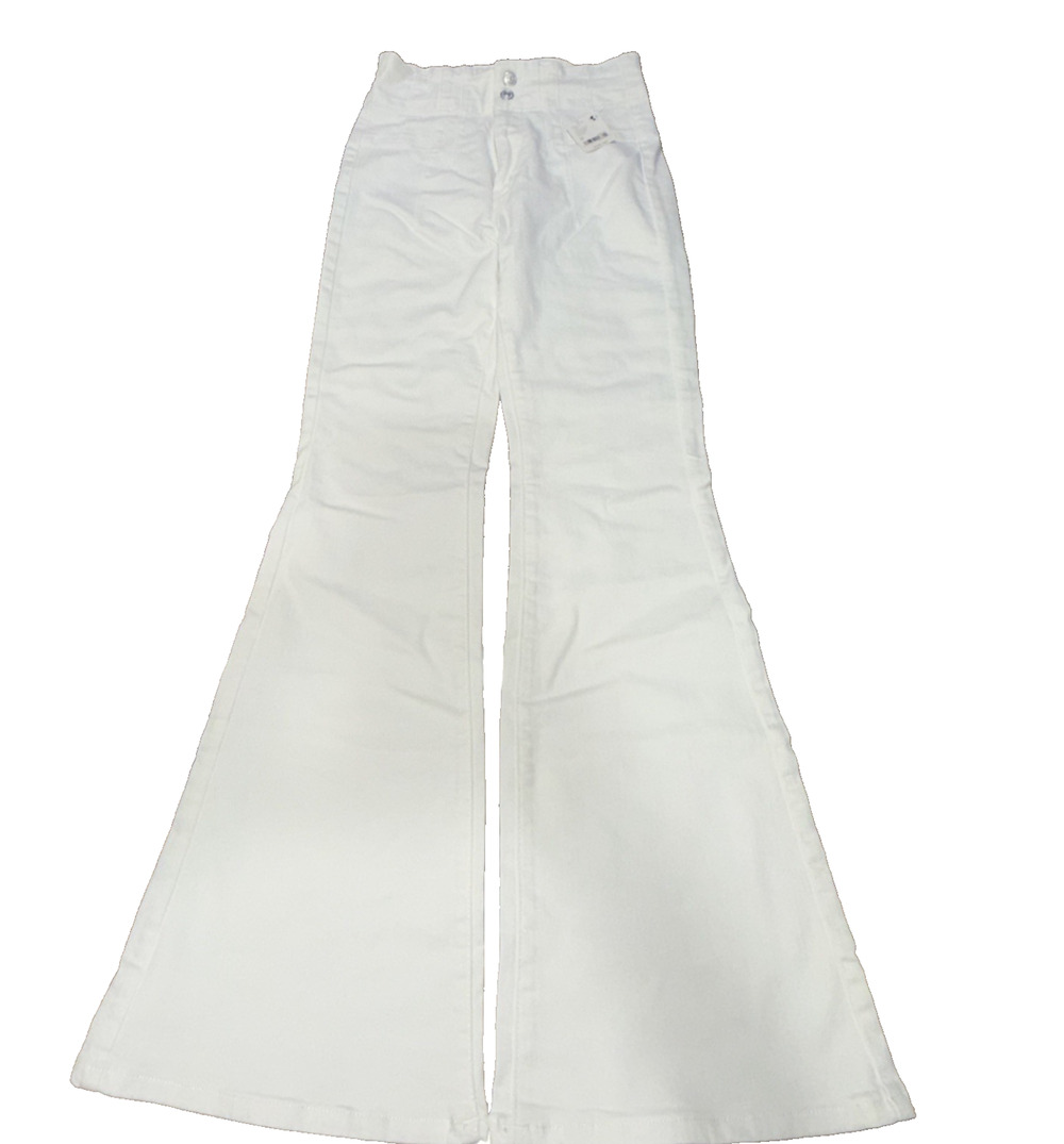 Free People We The Free Jayde High Rise Flare Jeans 28 White NWT